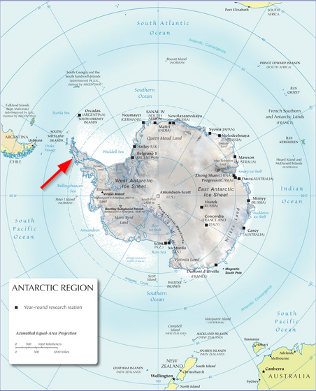 antarcticine-map